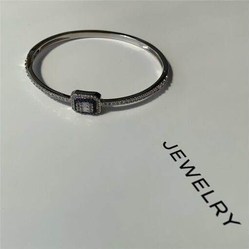 BRACELETE SQUARE BAGUETADO CRAVEJADO ESSENZA BOHO