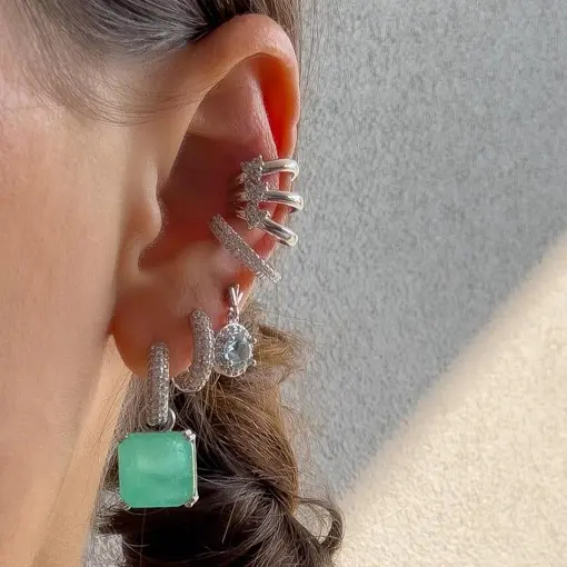 PIERCING DUPLO CRAVEJADO DOLCE FIORE