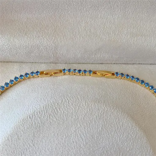 COLAR RIVIERA 3P 3MM 42CM BN DOLCE FIORE