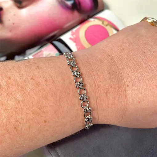 PULSEIRA ELOS PORTUGUES E ARGOLAS SOLAR