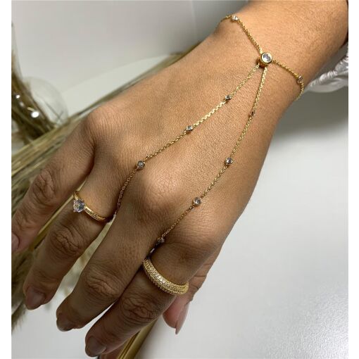 PULSEIRA HANDCHAIN PONTO DE LUZ TRIP