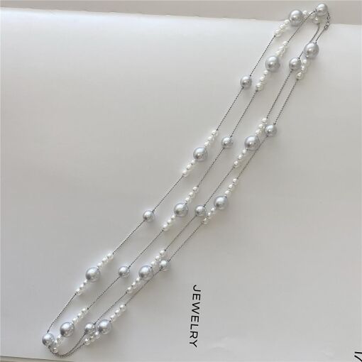 COLAR PEROLAS  ESFERA 120CM PREMIUM
