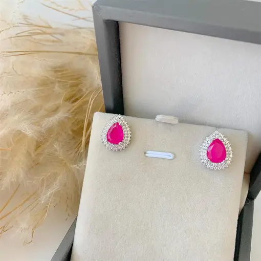 BRINCO GOTA ZIRCÔNIA HEART