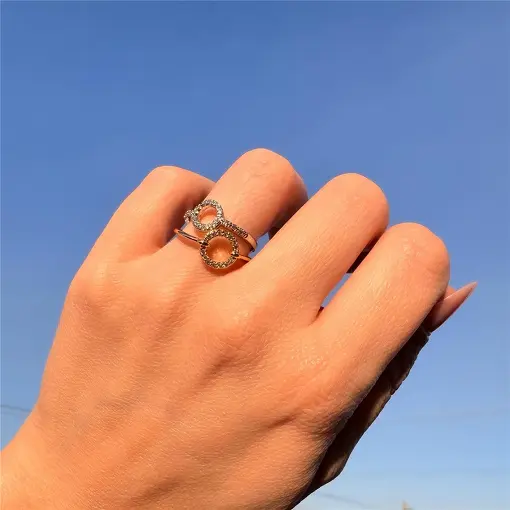 ANEL CIRCLE CRAVEJADO DOLCE FIORE
