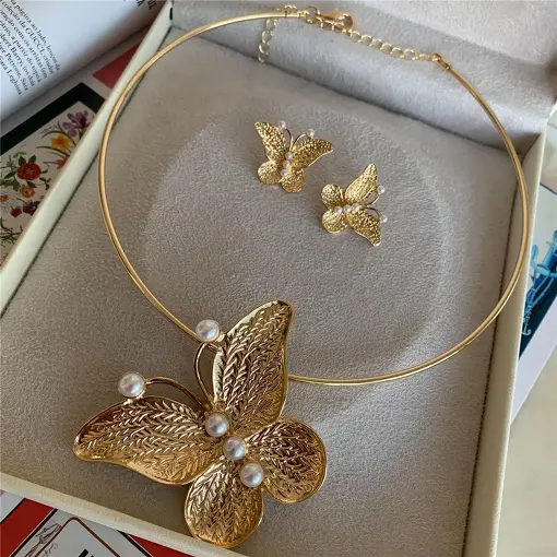 CONJUNTO CHOKER BUTTERFLY SOLAR