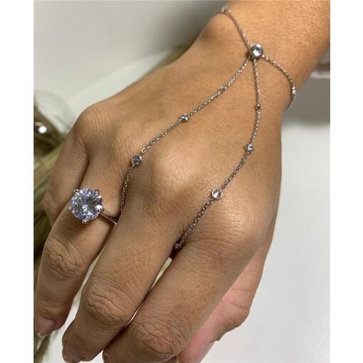 PULSEIRA HANDCHAIN PONTO DE  LUZ TRI