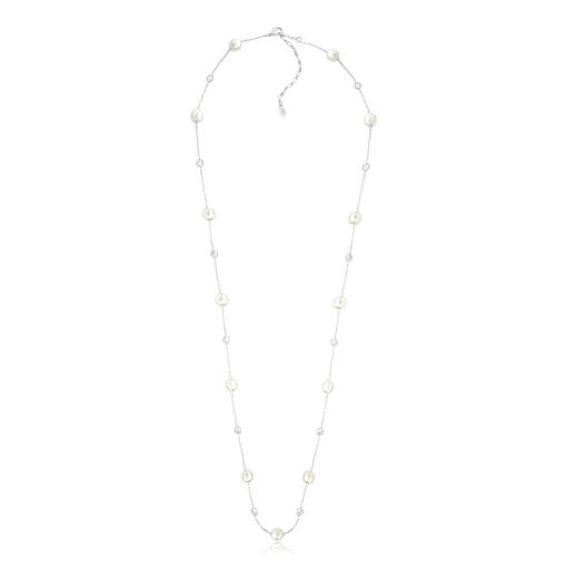 COLAR PÉROLA BARROCA PONTO DE LUZ 70CM CLÁSSICOS