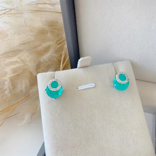 BRINCOREDONDO CRAVEJADO HEART