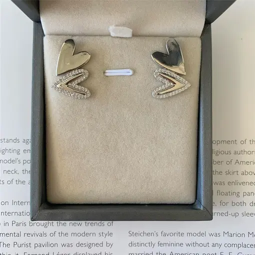 BRINCO CORAÇÃO DUPLO MISTO BN SENSE OF SPRING