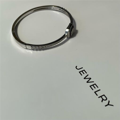 BRACELETE SQUARE BAGUETADO CRAVEJADO ESSENZA BOHO