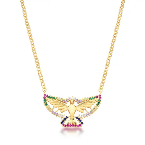 GARGANTILHA DO ESPIRITO SANTO E PDERAS COLORIDAS