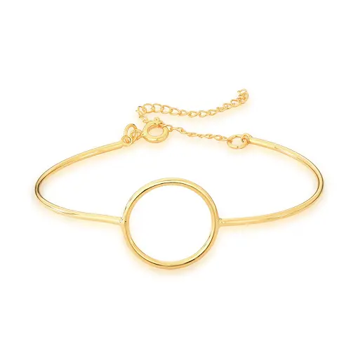 BRACELETE COM FECHO E DETALHE VAZADO EM CIMA