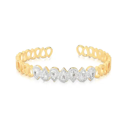 BRACELETES DE GOTAS CRAVEJADAS E VAZADAS