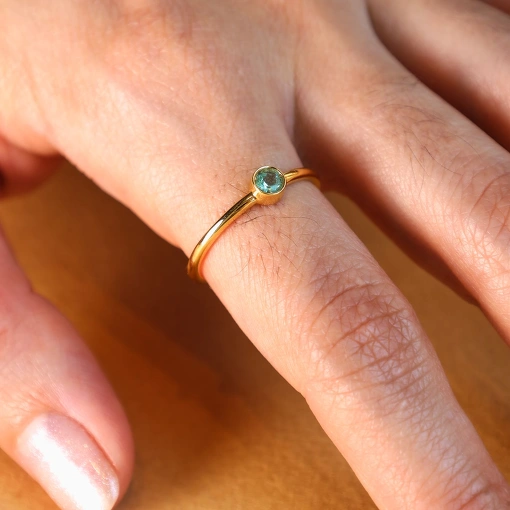 Solitário Fio Diamante Chocolate