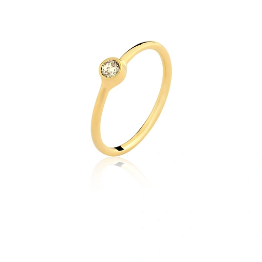 Solitário Fio Diamante Chocolate