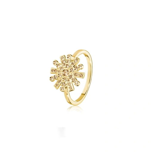 Anel Catavento Petit Diamantes Chocolates