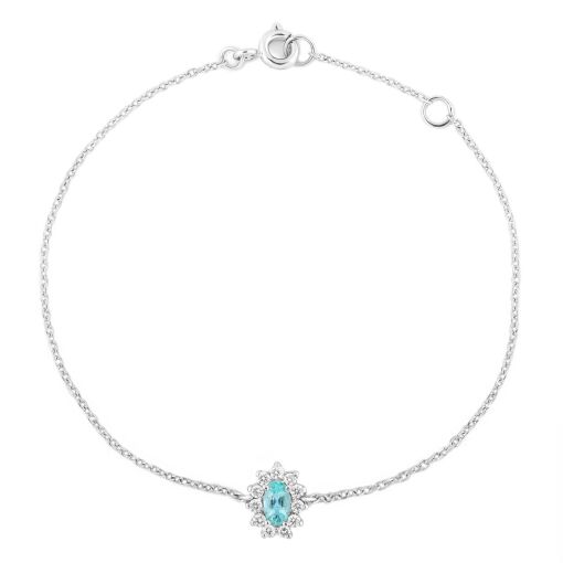 Pulseira Oval Turmalina Paraíba
