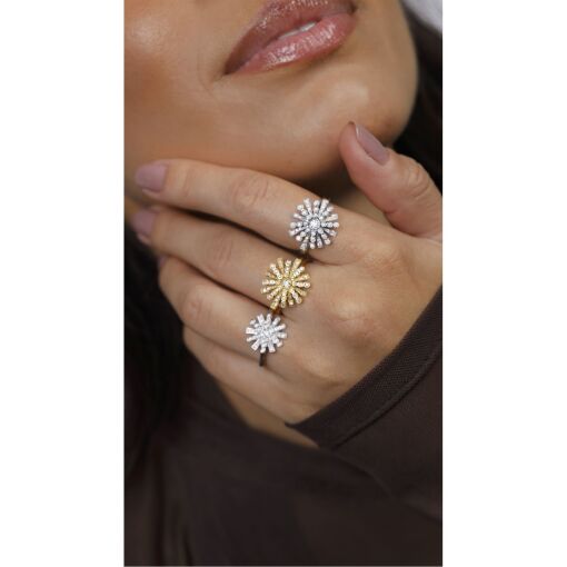 Anel Catavento Petit Diamantes