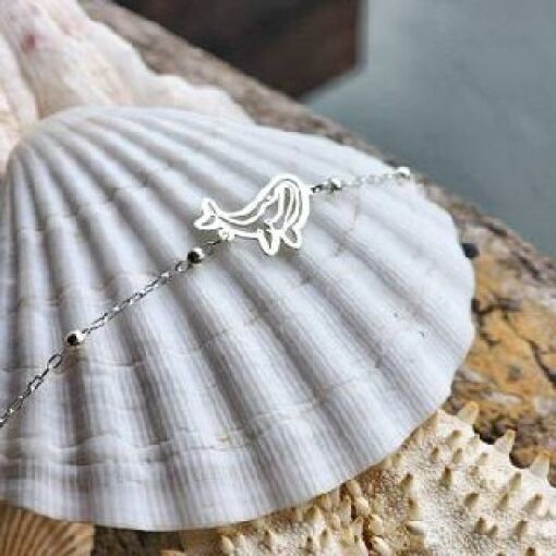 Pulseira Baleia Jubarte Minimalista
