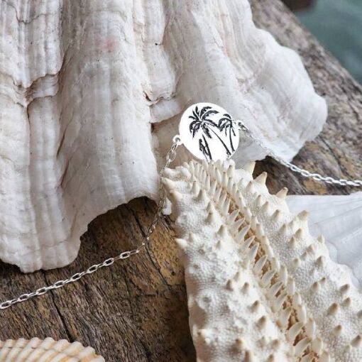 Pulseira Medalha Coqueiros