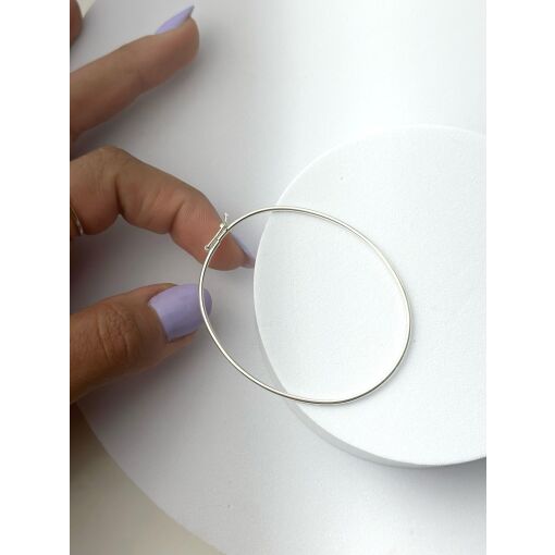 Bracelete de Prata Rígido Liso