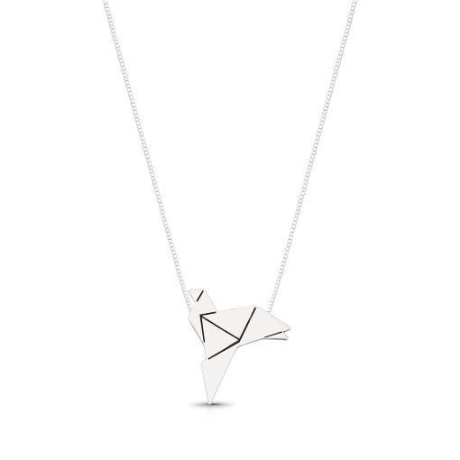 Colar Divino Origami Prata 925