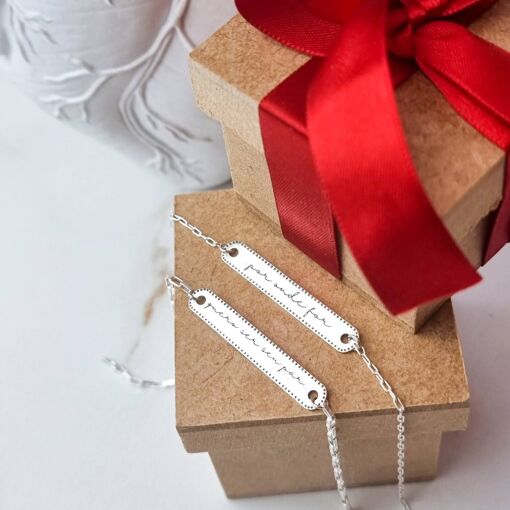 Pulseira Por Onde For Borda Envelhecida Kit