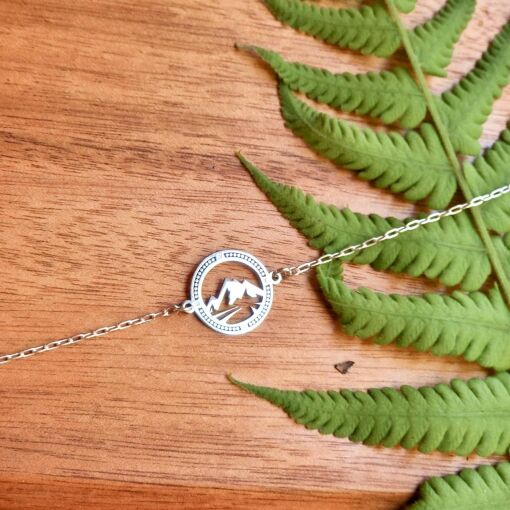 Pulseira de Prata Montanha Vazada
