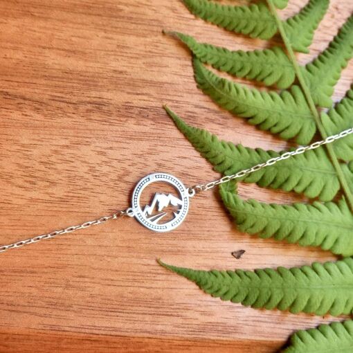 Pulseira de Prata Montanha Vazada