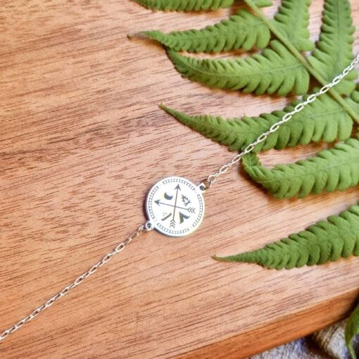 Pulseira de Prata Seta Selva