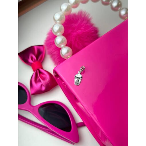 Berloque Barbie Milkshake Prata 925