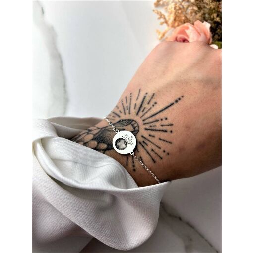 Pulseira de Prata O Pequeno Príncipe