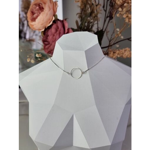 Choker de Prata Círculo