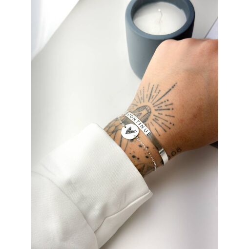 Bracelete de Prata Continue