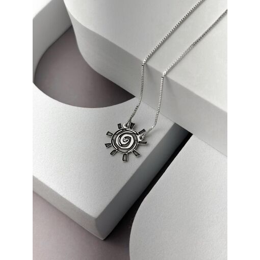 Colar Sol Nordestino Prata 925