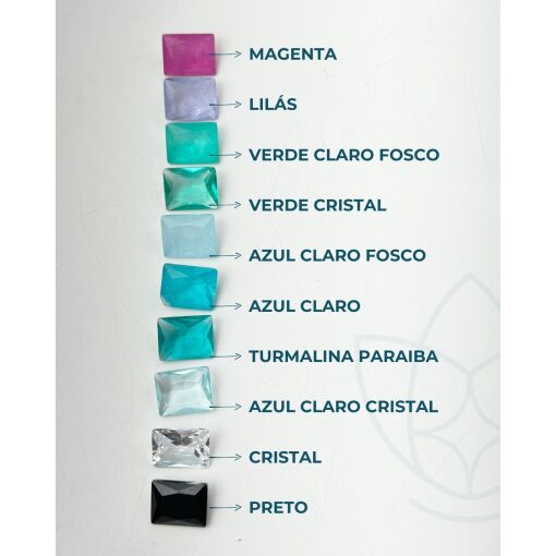 Escapulário de Prata Zircônia Retangular e Pérola