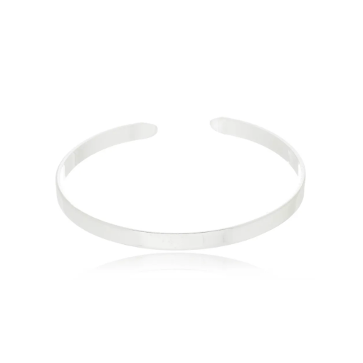 Bracelete de Prata Personalizável com Escrita