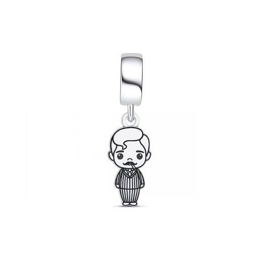 Berloque de Prata Gomez Addams