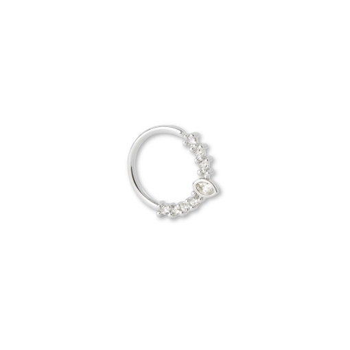 Piercing de Prata Argola Cravedada Indiano