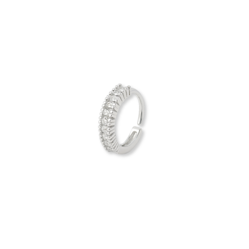 Piercing de Prata Argola Zircônia