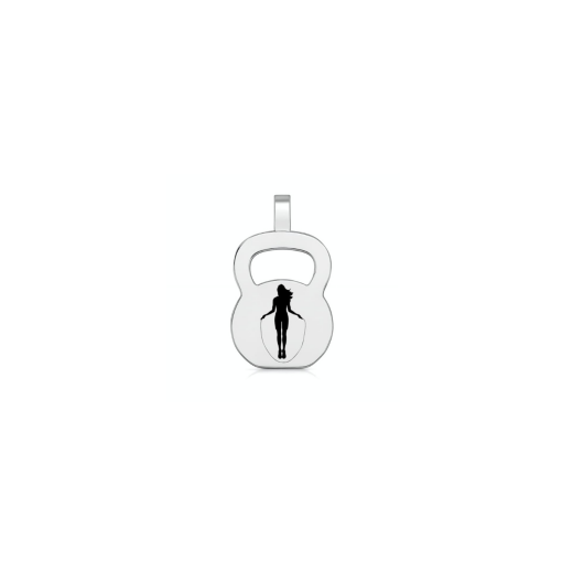 Berloque de Prata Kettlebell Cross Training