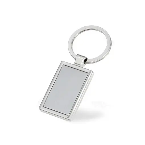 Chaveiro de Metal Retangular Personalizável