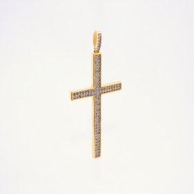 PINGENTE CRUCIFIXO ZIRCONIAS