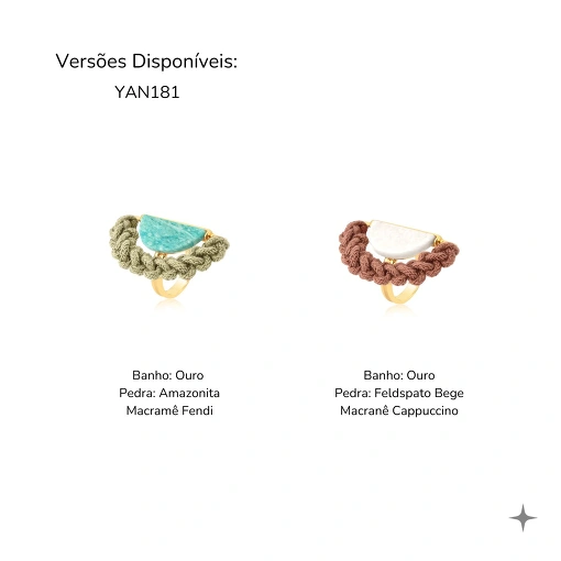 YAN181 ANEL MACRAMÊ