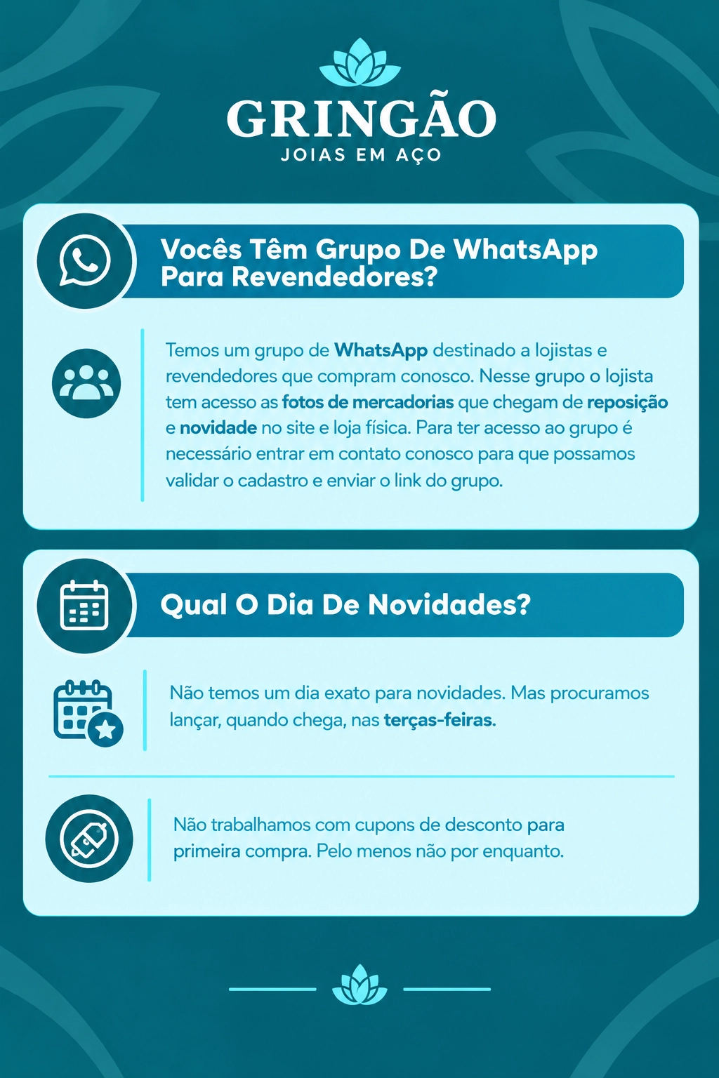 Perguntas frequentes