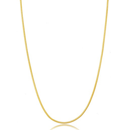 COLAR CHOKER MALHA ROLIÇA DOURADA