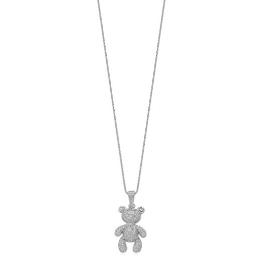 COLAR URSINHO MICRO ZIRCÔNIA BRANCO