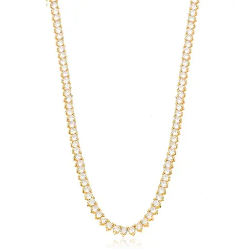 COLAR RIVIERA TRÊS PONTOS DOURADO