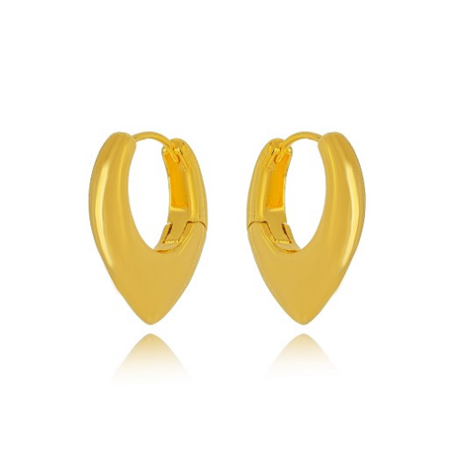 BRINCO ARGOLA LOSANGO DOURADO