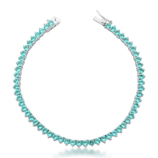 PULSEIRA RIVIERA PEDRA 3 GARRAS REDONDO 3MM 18CM BAN. A RODIO BR